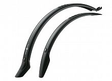 Комплект полноразмерных крыльев SKS Velo-65 CROSS SET 26" черные пластик 65мм