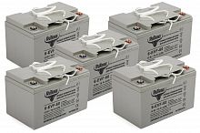 Комплект тяговых аккумуляторов RuTrike 6-EVF-60 (60V60A/H C3)